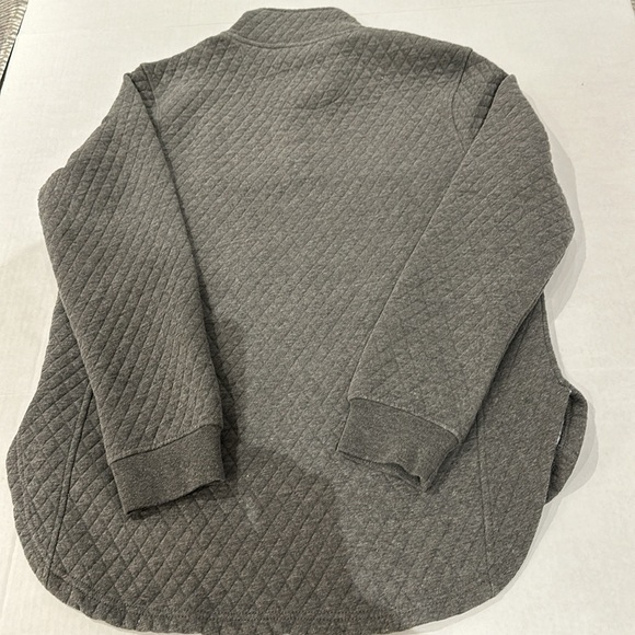 Indiana Hoosiers Women's XL Gray/Red Quarter-Snap Pullover Jacket - Picture 8 of 15